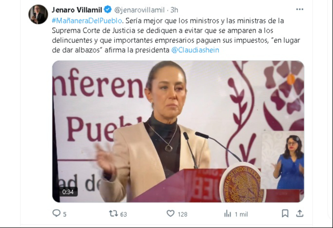 La presidenta Claudia Sheinbaum señaló que los ministros buscan imponer un órgano administrativo propio antes de que concluya su mandato en agosto La presidenta Claudia Sheinbaum señaló que los ministros buscan imponer un órgano administrativo propio antes de que concluya su mandato en agosto