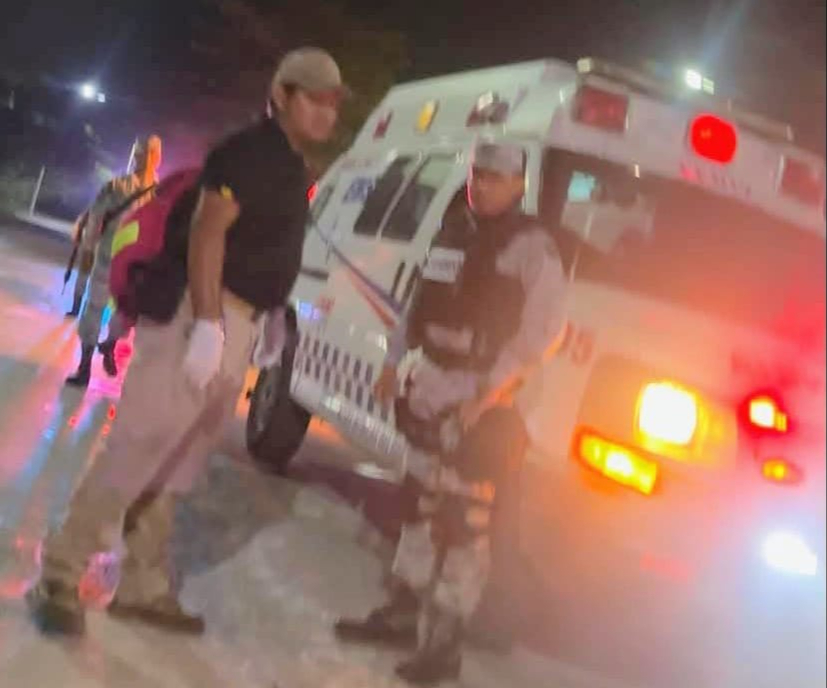 Guardia Nacional choca a un motociclista en Chetumal