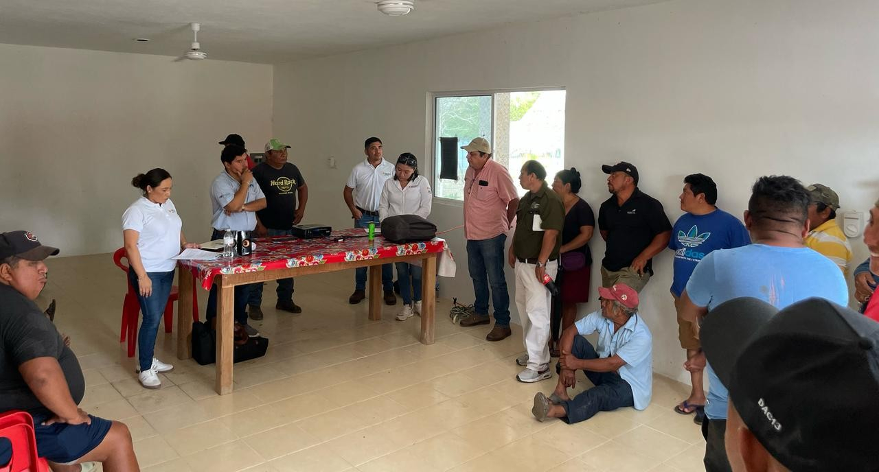Comisarios y ganaderos de diversas comunidades aprenden cómo evitar infecciones en hatos Comisarios y ganaderos de diversas comunidades aprenden cómo evitar infecciones en hatos