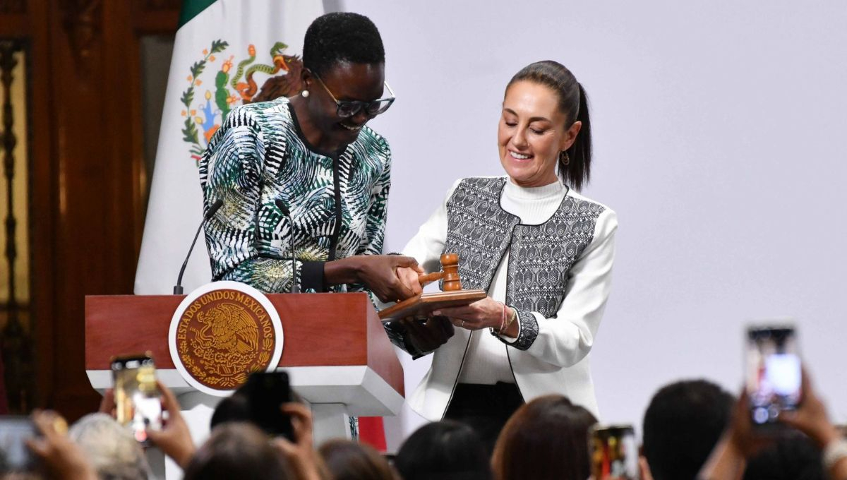 Tulia Ackson, presidenta de la Unión Interparlamentaria (UIP) y Claudia Sheinbaum, presidenta de México Tulia Ackson, presidenta de la Unión Interparlamentaria (UIP) y Claudia Sheinbaum, presidenta de México