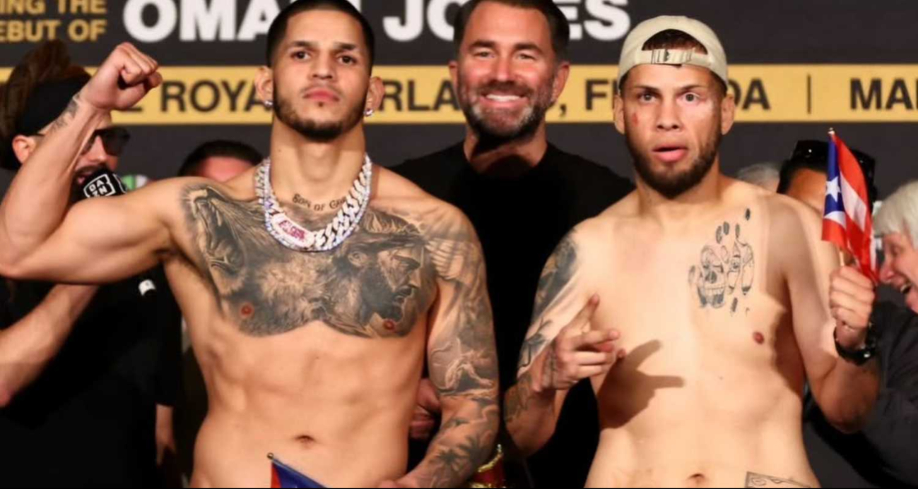 La pelea se realizará esta noche La pelea se realizará esta noche