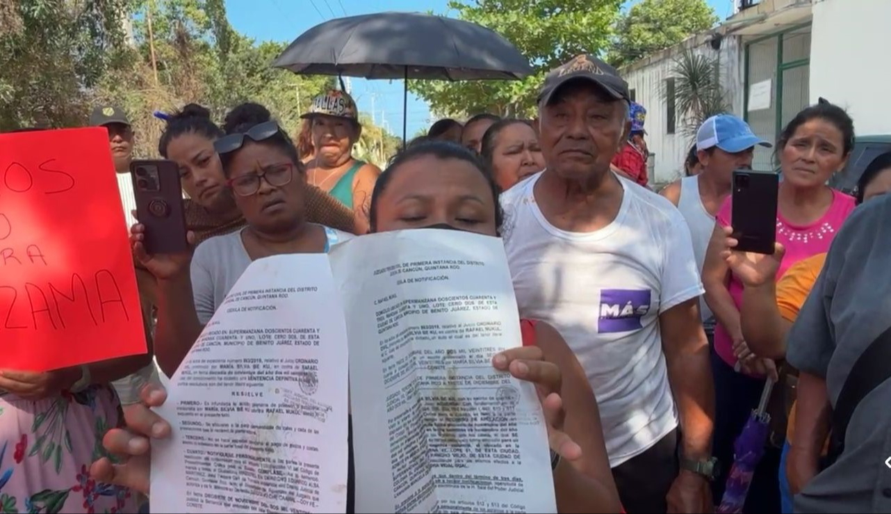150 familias protestaron ante abusos de grupos criminales 150 familias protestaron ante abusos de grupos criminales