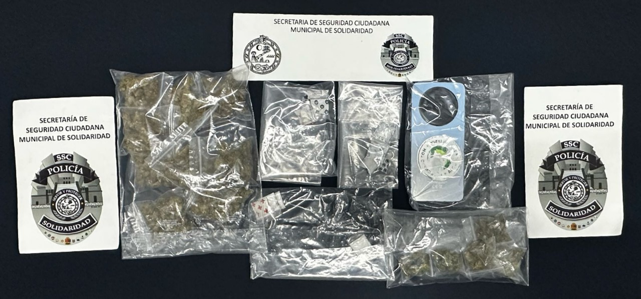 Las sustancias fueron identificadas como cocaína, marihuana y otras más Las sustancias fueron identificadas como cocaína, marihuana y otras más