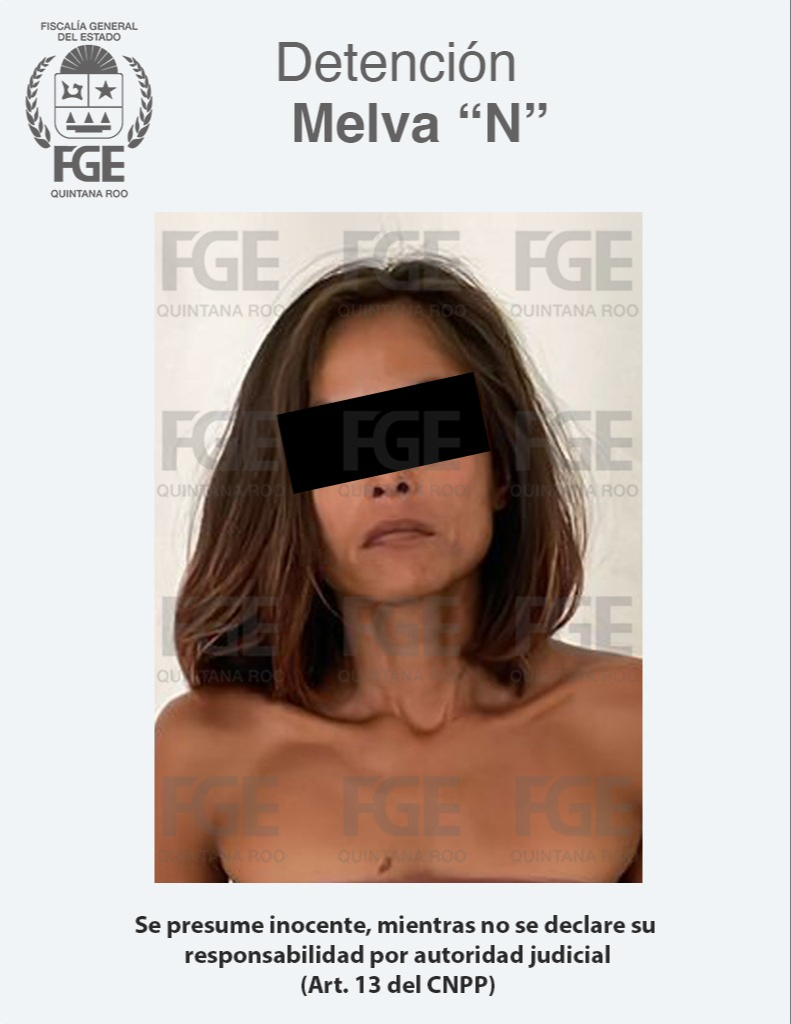 Melva "N" formó partes de las tres detenciones de las autoridades. Melva "N" formó partes de las tres detenciones de las autoridades.