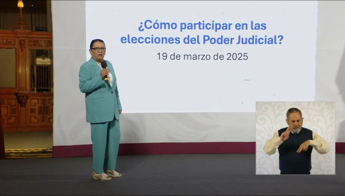 Titular de Gobernación explica a detalle las boletas electorales para la elección judicial del 1 de junio