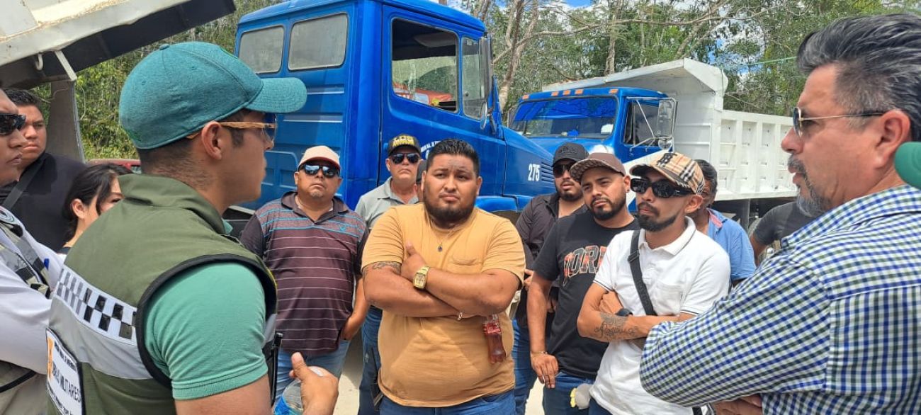 Sindicatos CROC, CNOP, CATEM, UNTRAC, Libertad, Fuerza Revolucionaria y Hoolil se unieron a los bloqueos