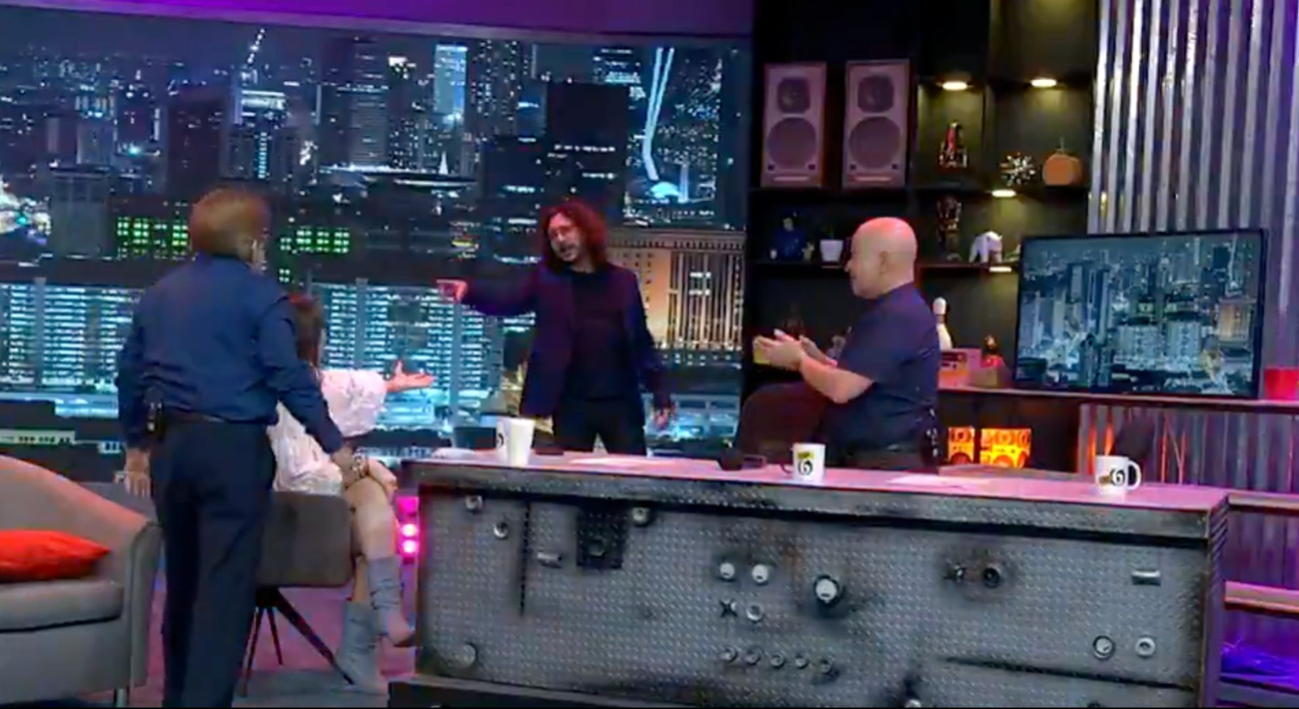 Óscar Burgos y Tony Balardi casi llegan a los golpes durante un programa en vivo 