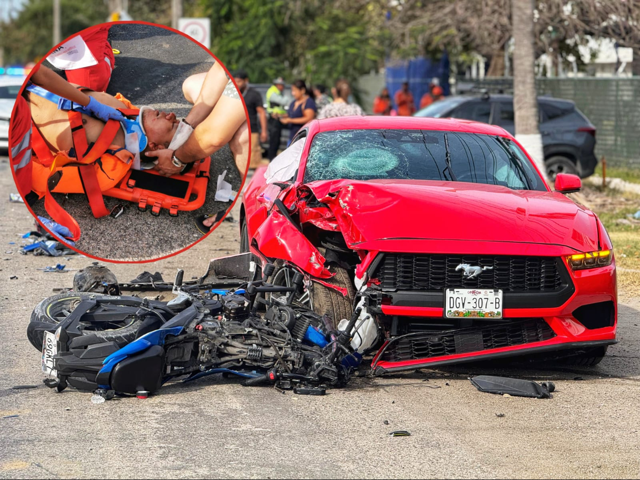 Motociclista pierde la vida tras choque en carretera de Ciudad del Carmen