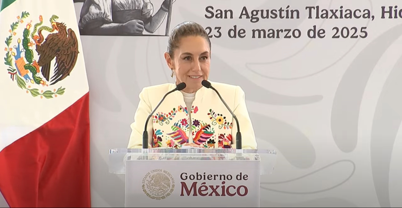 Claudia Sheinbaum visita Hidalgo para el arranque del programa Vivienda para el Bienestar en San Agustín Tlaxiaca