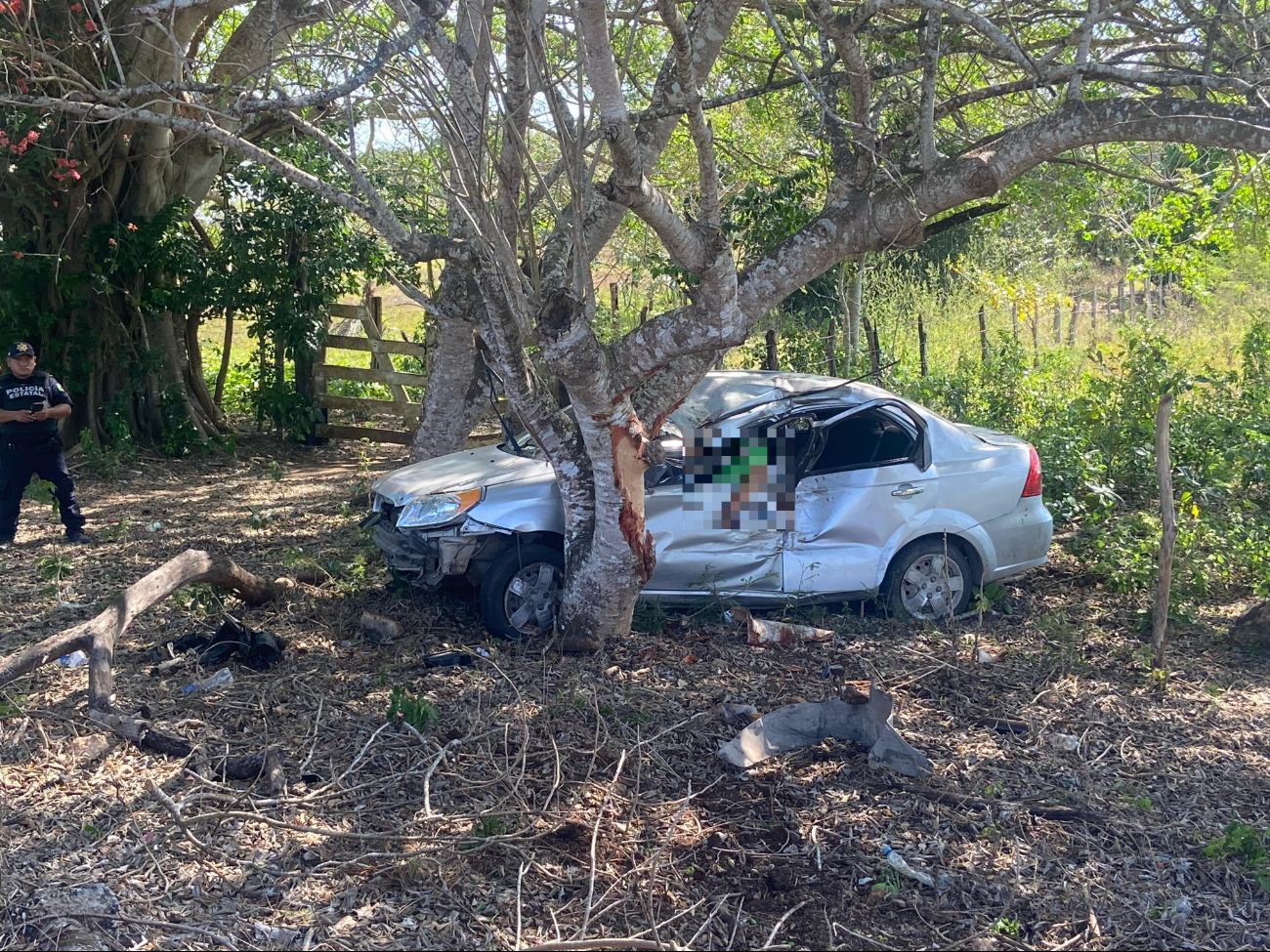 Choque en la vía Moctezuma-El Cuyo deja un muerto y tres heridos