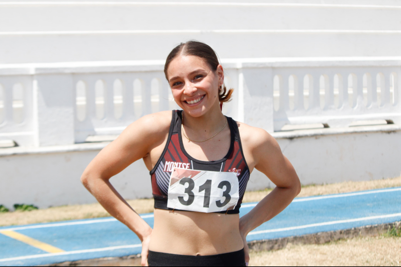 Katya Paredes rompe el récord yucateco en salto de longitud en la Copa Titanes Mérida de atletismo 