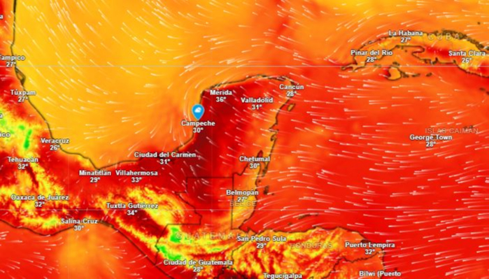 Pronóstico del clima: temperaturas altas y cielos despejados en Campeche