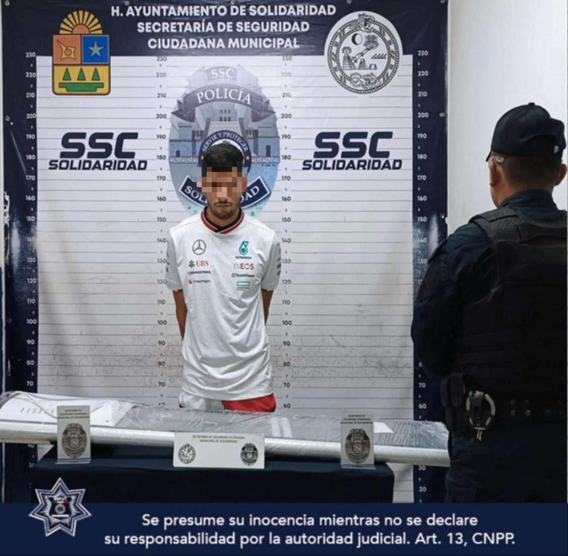Wilson “N” fue detenido por su presunta afectación a una tienda comercial ubicada en la colonia Cruz de Servicios. Wilson “N” fue detenido por su presunta afectación a una tienda comercial ubicada en la colonia Cruz de Servicios.