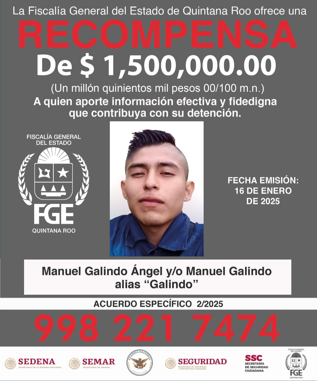 El "Comandante" operaba bajo órdenes de Ángel Manuel Galindo, alias "Galindo" El "Comandante" operaba bajo órdenes de Ángel Manuel Galindo, alias "Galindo"