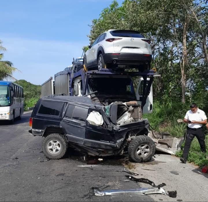 Las unidades involucradas fueron llevadas al corralón municipal