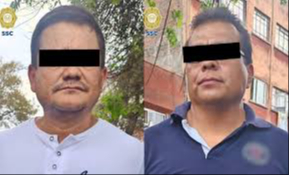 Los dos detenidos fueron presentados ante las autoridades Los dos detenidos fueron presentados ante las autoridades