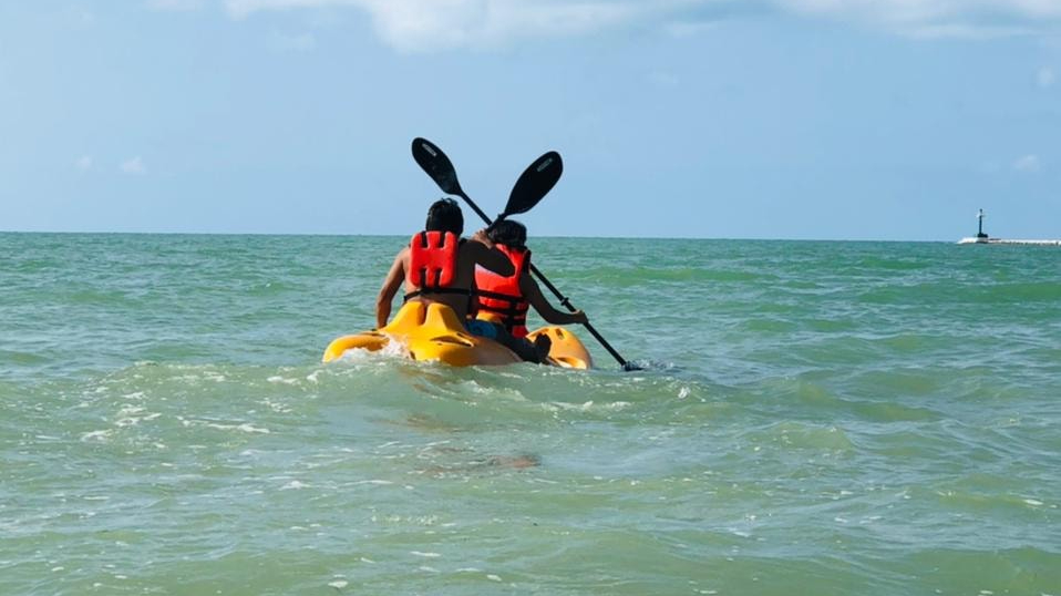Río Lagartos es un excelente destino para practicar kayak Río Lagartos es un excelente destino para practicar kayak
