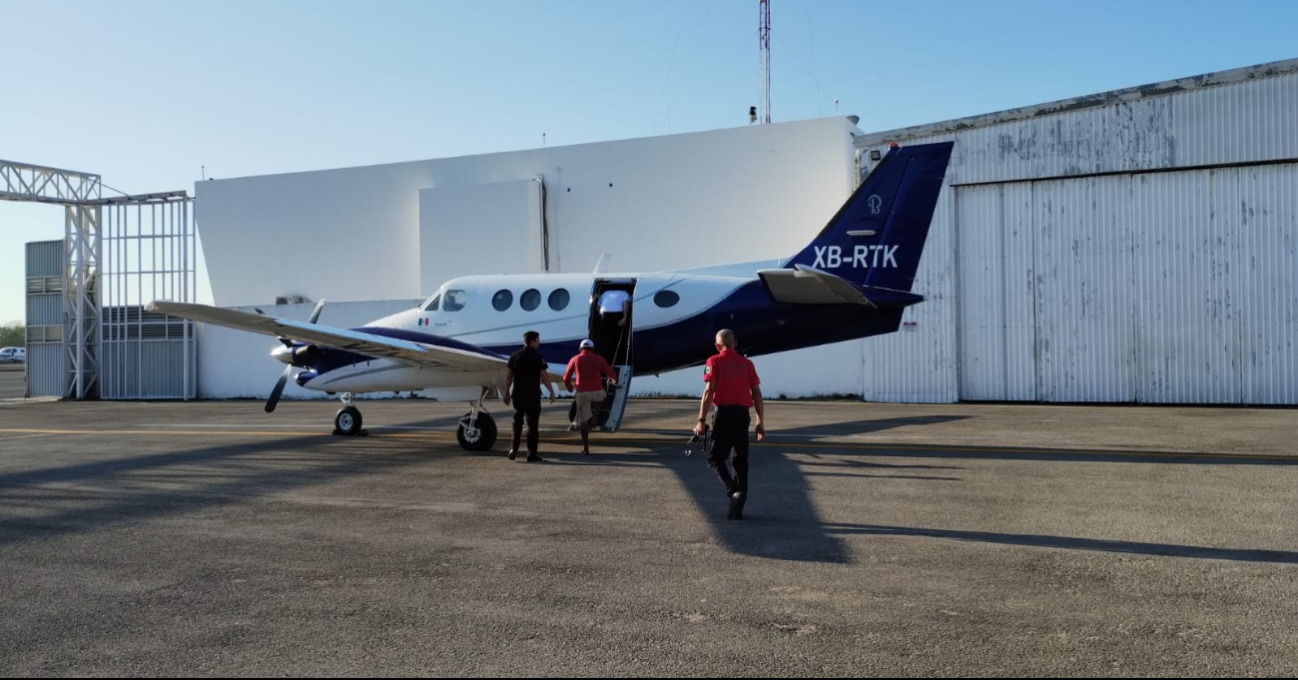En el operativo participan el helicóptero Bell de la SSP Yucatán, un avión y embarcaciones del Gobierno del Estado En el operativo participan el helicóptero Bell de la SSP Yucatán, un avión y embarcaciones del Gobierno del Estado