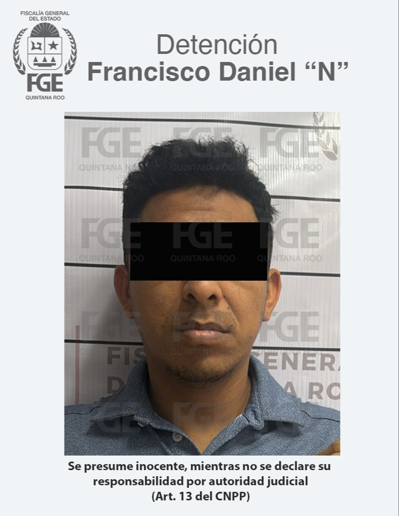 Francisco Daniel "N" fue detenido por su intento de feminicidio del pasado 2 de marzo
