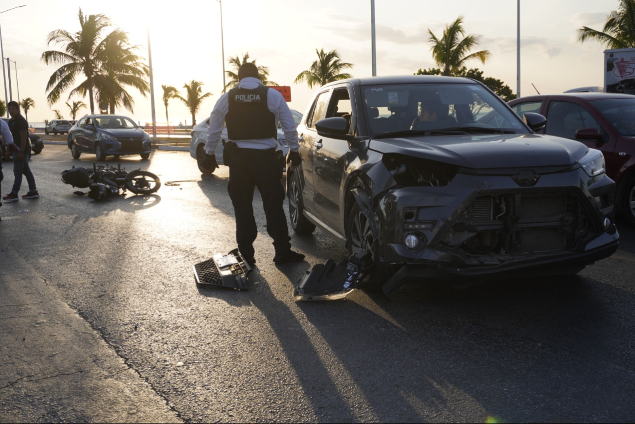 Atropellan a motociclista en Campeche 