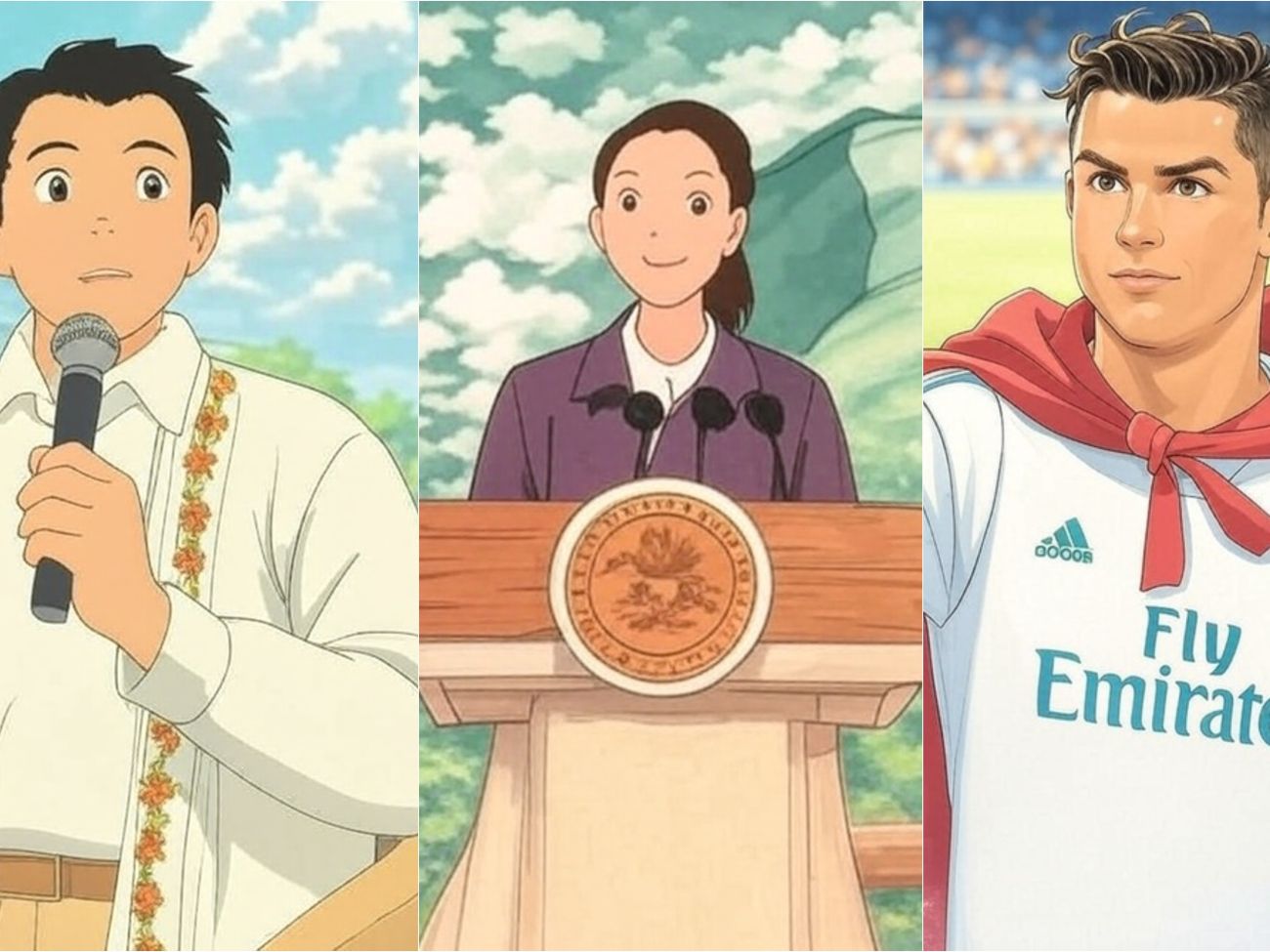 Personalidades de México y el mundo al estilo Studio Ghibli: Fotos