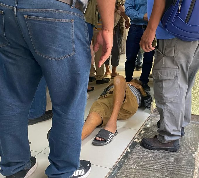 IMSS aclara la atención a un hombre luego de recostarse en el piso del Hospital T1 de Mérida