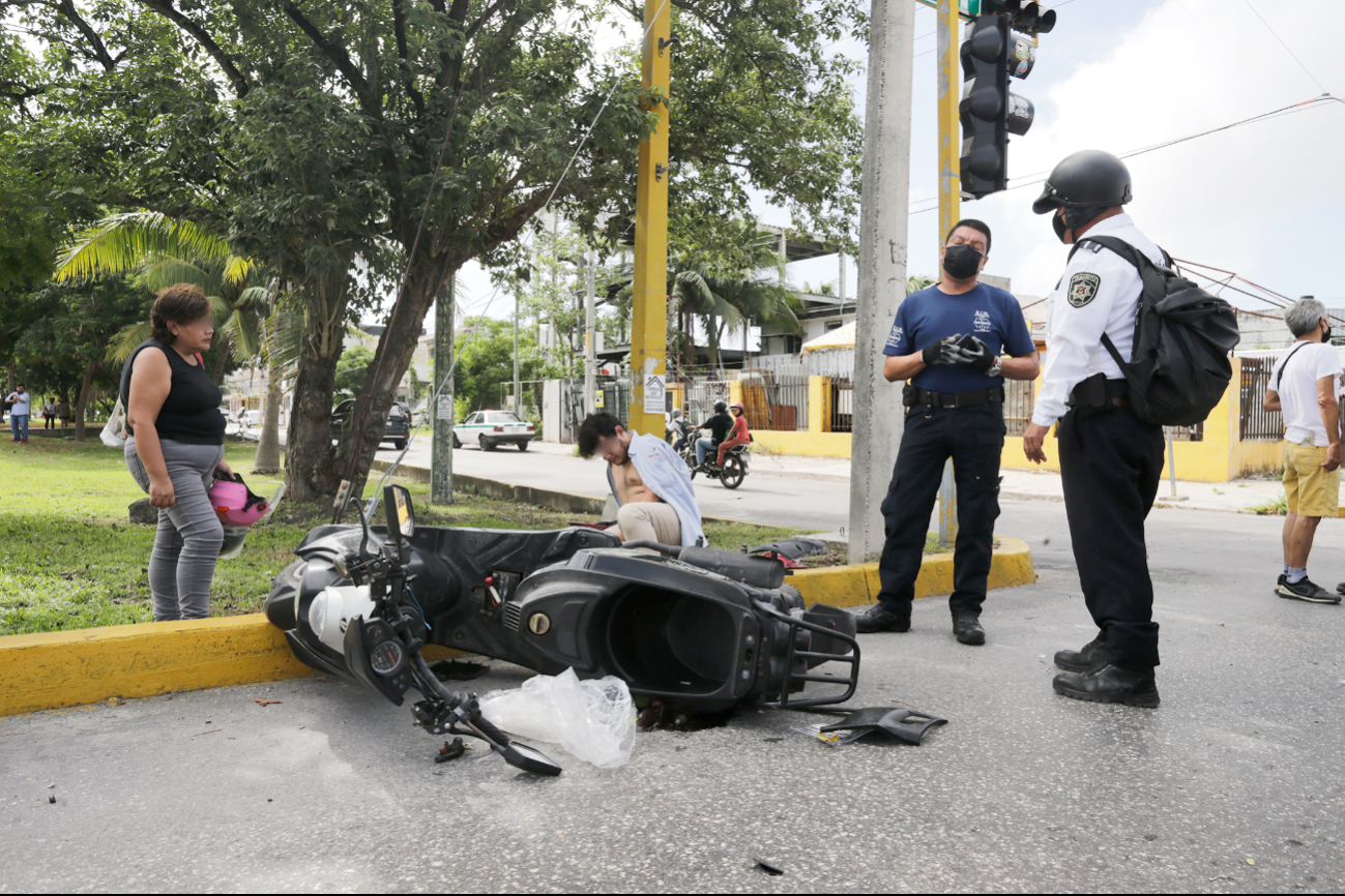 Cancún lidera accidentes de motocicletas en Quintana Roo con más de 360 casos en tres meses