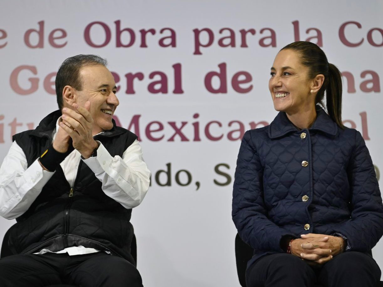 Claudia Sheinbaum da banderazo al inicio de las obras del nuevo hospital del IMSS en Sonora