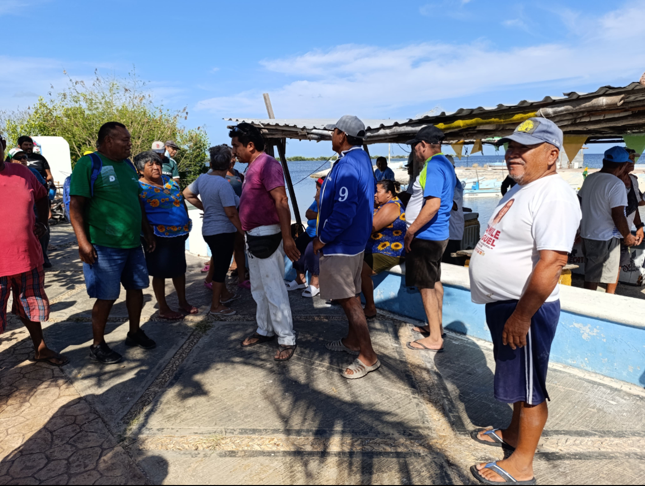 Pescadores del camino real, en Campeche se reúnen tras fuerte operativo de autoridades federales