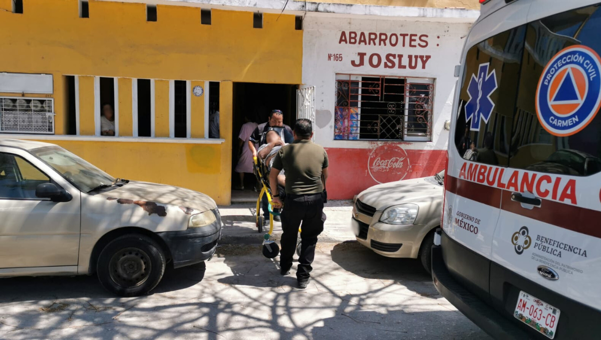 El hombre presentó dolencias en el cuerpo y parte de la espalda El hombre presentó dolencias en el cuerpo y parte de la espalda