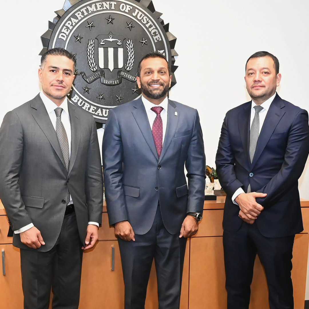 García Harfuch se reúne con Kash Patel, director del FBI; hablan sobre el envío de 29 narcos de México a USA
