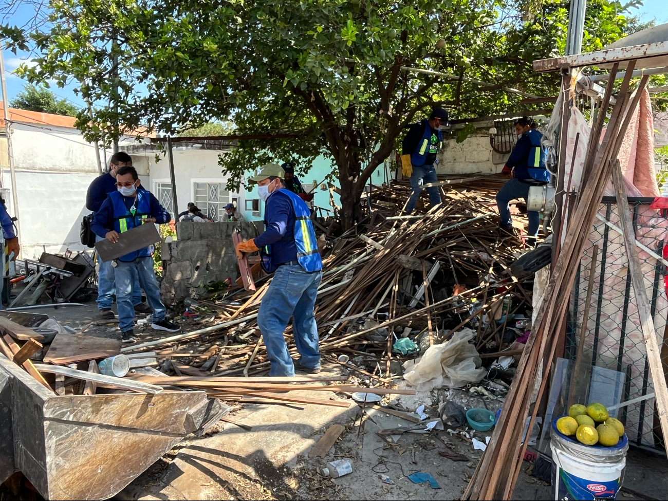 La casa en la colonia Roma en Mérida se encontraba llena de basura La casa en la colonia Roma en Mérida se encontraba llena de basura