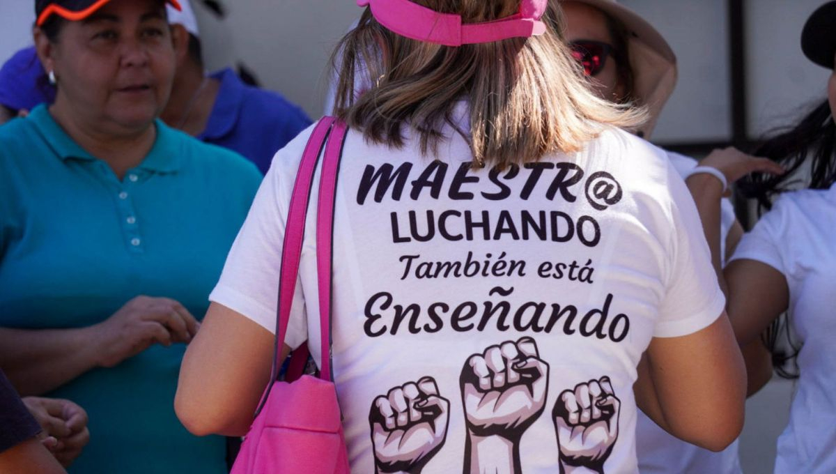 La presidenta Claudia Sheinbaum subrayó que el gobierno no tomará ninguna medida en contra de los docentes La presidenta Claudia Sheinbaum subrayó que el gobierno no tomará ninguna medida en contra de los docentes