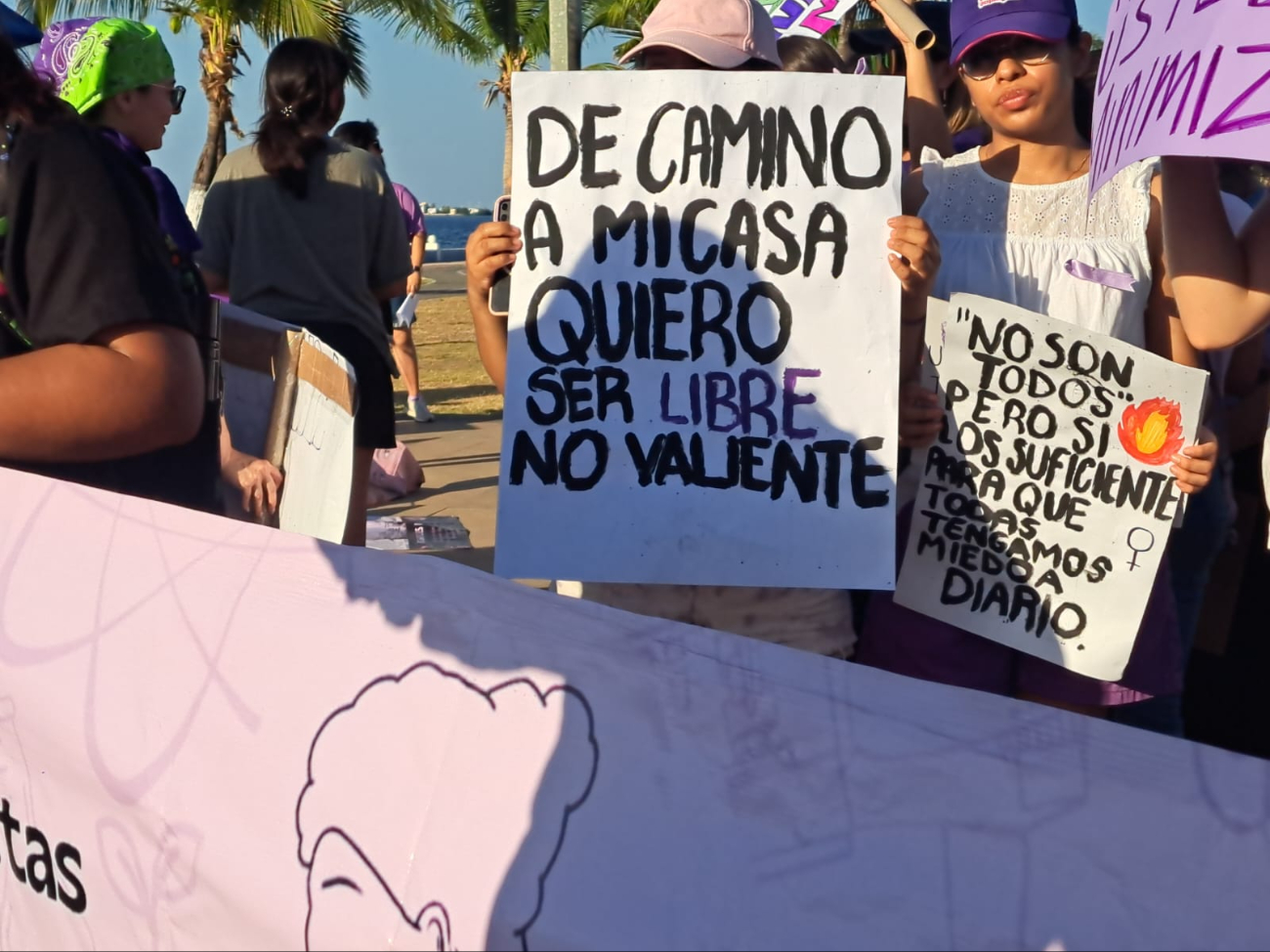 Las mujeres luchas por su libertad y olvidar los miedos. Las mujeres luchas por su libertad y olvidar los miedos.