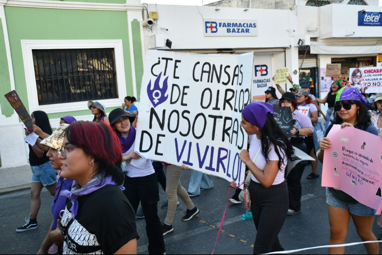 Instituto de la Mujer de Campeche pide a feministas manifestarse pacíficamente 