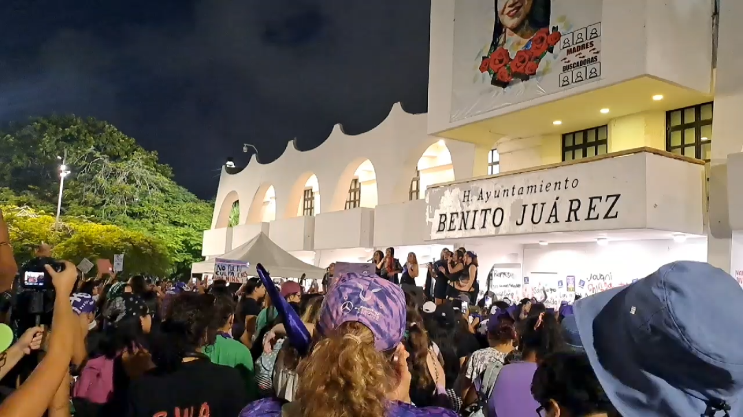 Los himnos de la 8M sonaron en lo alto en Quintana Roo Los himnos de la 8M sonaron en lo alto en Quintana Roo