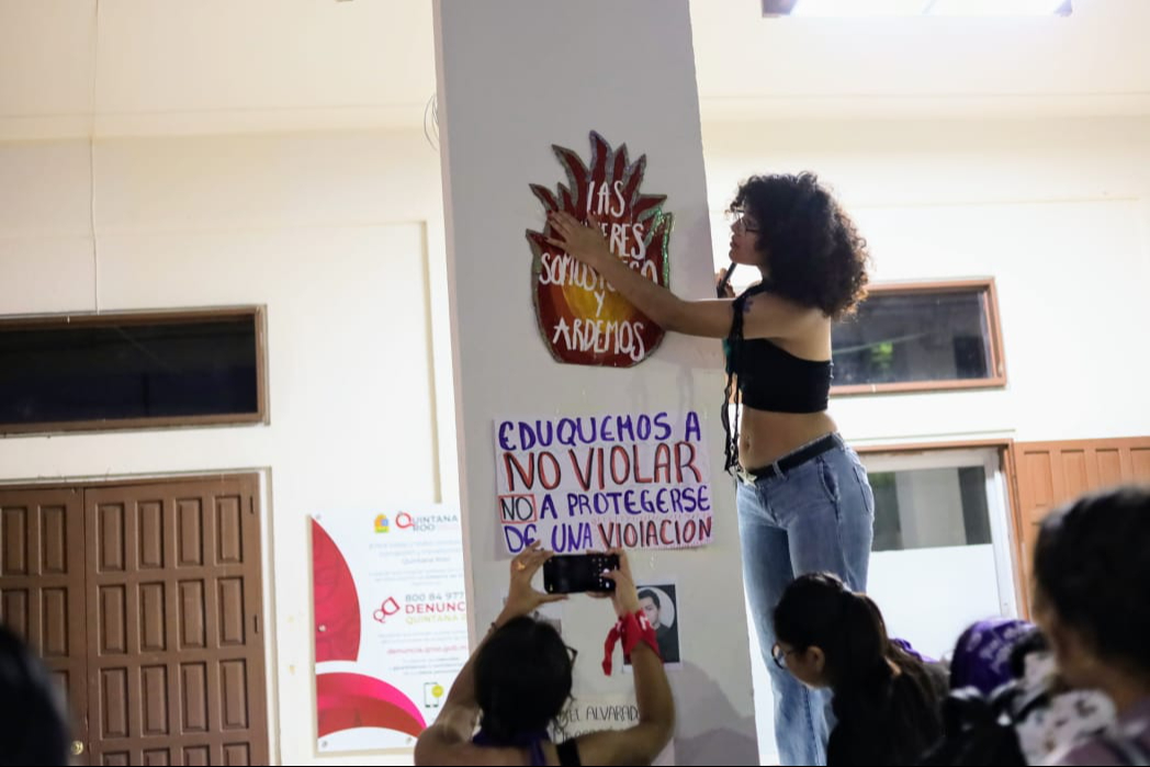 Marcha Marea Verde en Chetumal 
