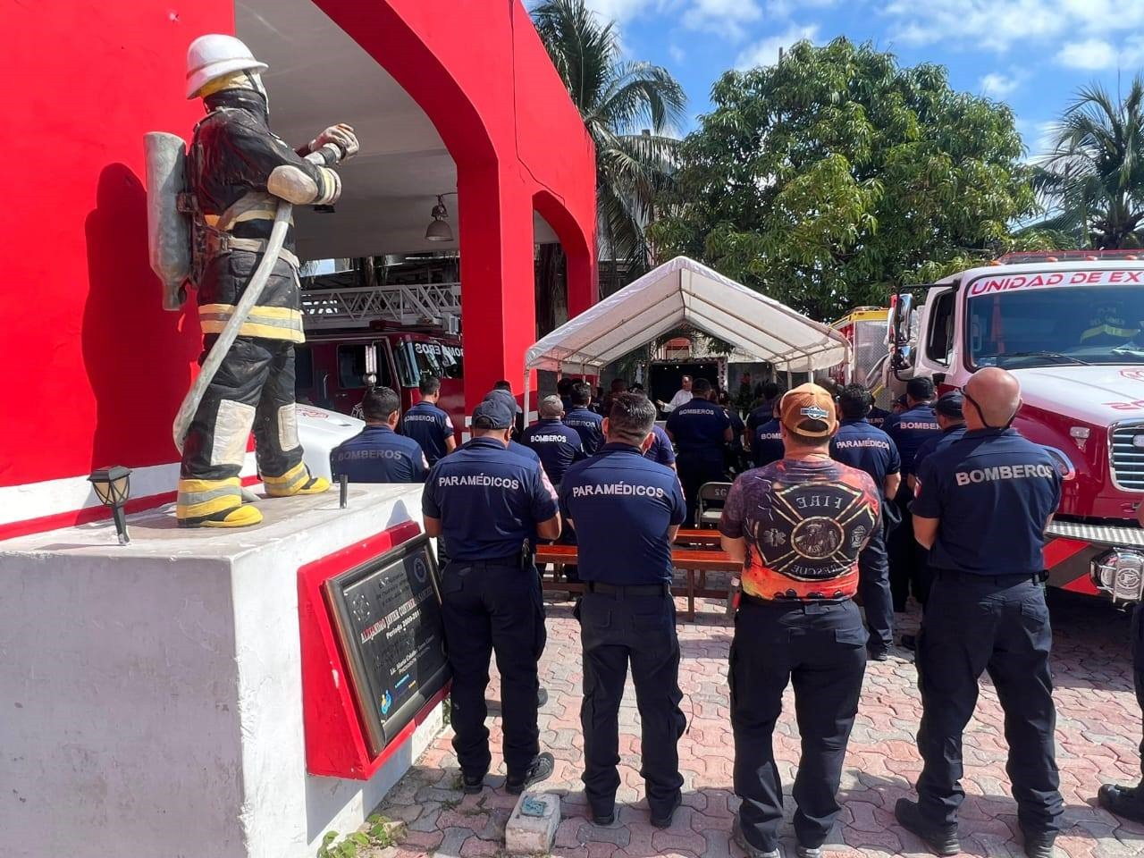 En el mismo destino se realizó la misa a un bombero fallecido en marzo En el mismo destino se realizó la misa a un bombero fallecido en marzo