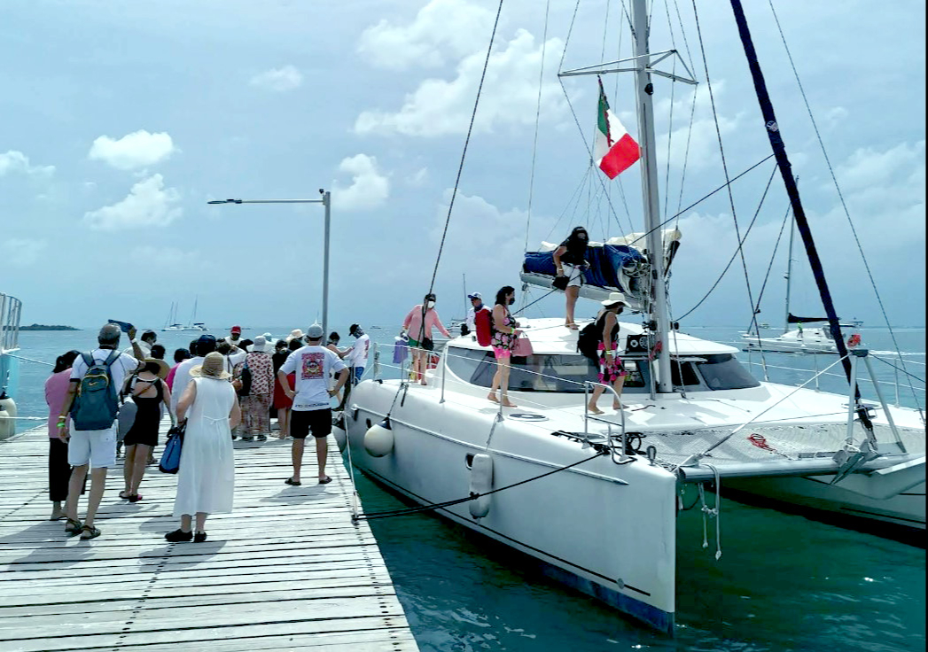 Número de pasajeros en Isla Mujeres disminuyó 13.82% durante el mes de febrero