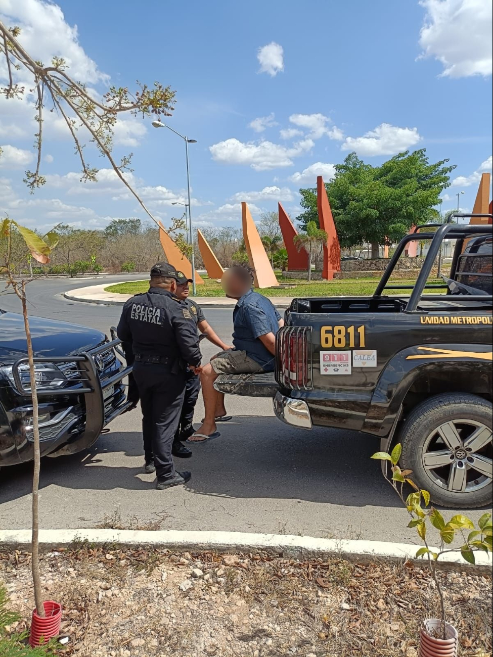 El hombre fue detenido por la SSP Yucatán