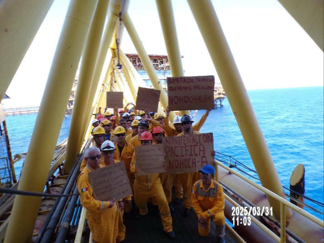 Trabajadores de Pemex reclaman calidad y cantidad en suministros alimenticios Trabajadores de Pemex reclaman calidad y cantidad en suministros alimenticios