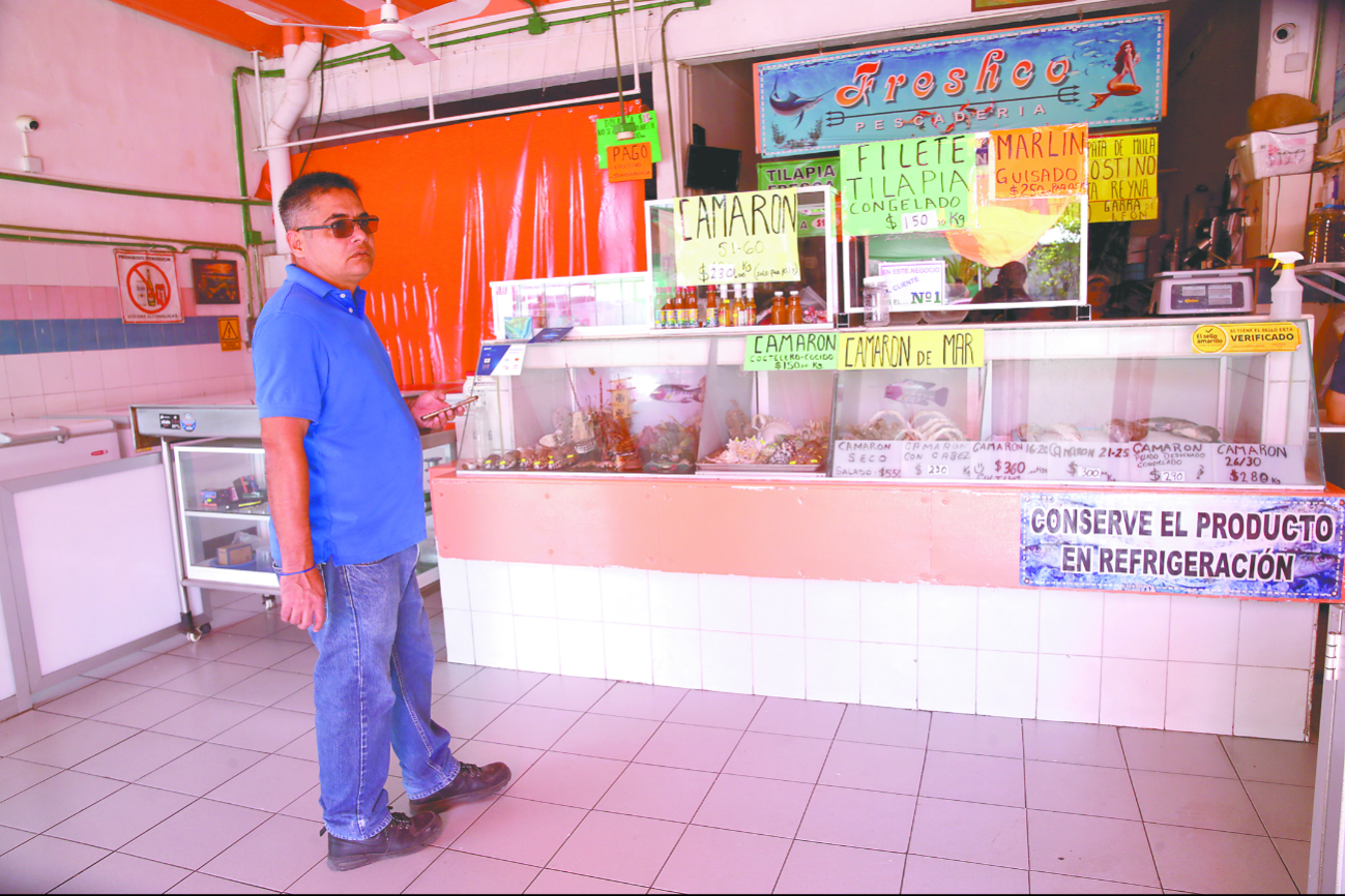 Mariscos como el camarón tienen un aumento semanal constante, desde diciembre. Mariscos como el camarón tienen un aumento semanal constante, desde diciembre.