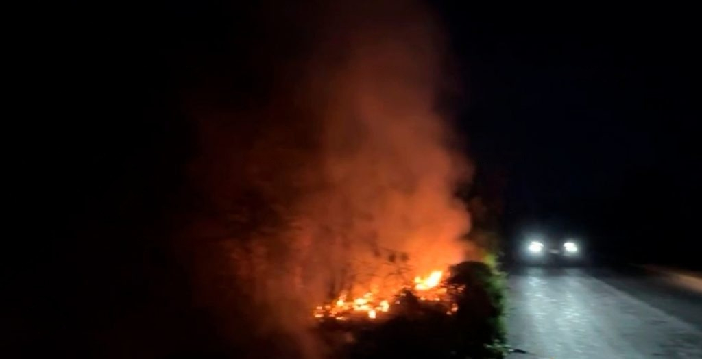 Acorde a las autoridades el incendio en Calderitas fue provocado.