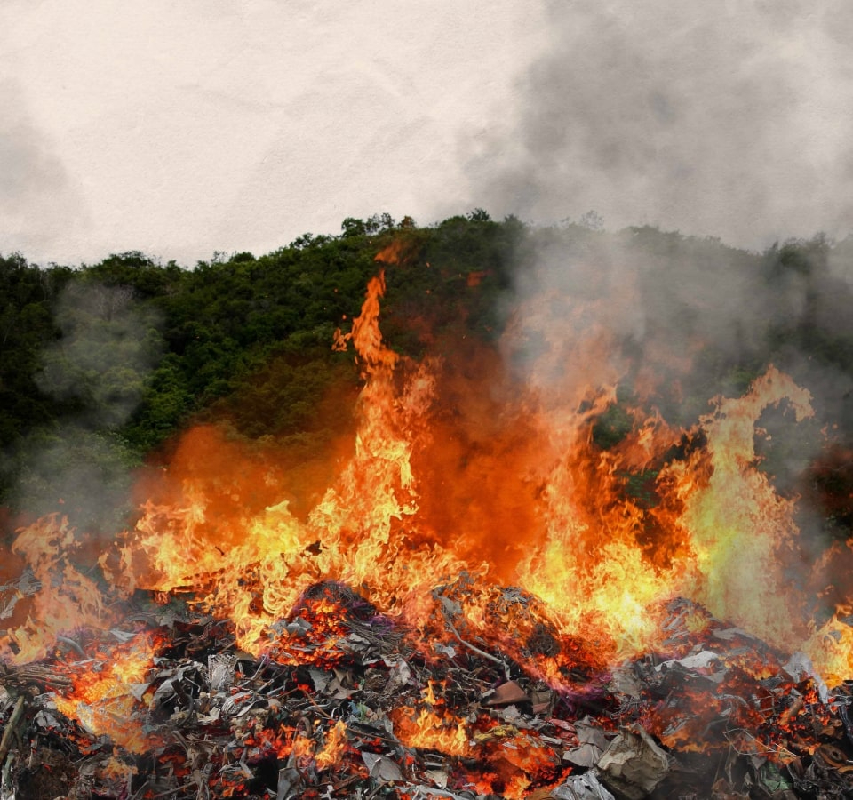 Bomberos de Campeche piden no tirar colillas ni basura en carretera