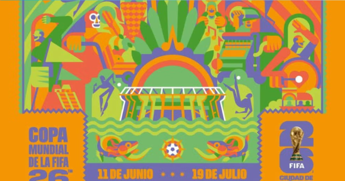 El cártel de la Copa del Mundo 2026 en la CDMX El cártel de la Copa del Mundo 2026 en la CDMX
