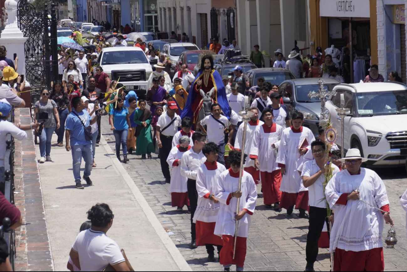 Fervor y fe: Así inicia la Semana Santa en Campeche con el Domingo de Ramos 
