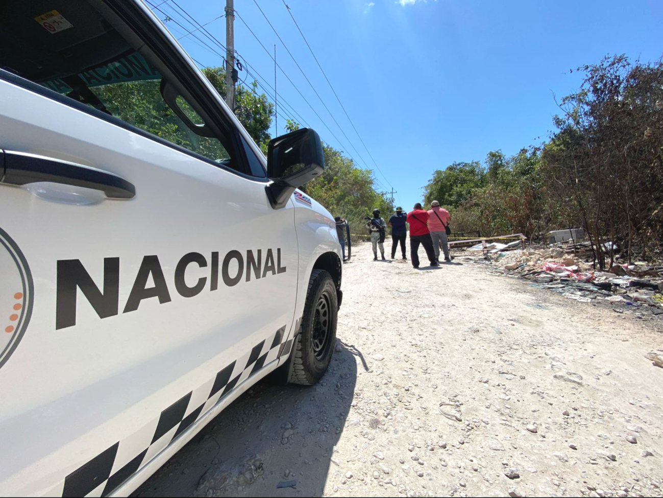 La zona, un camino de terracería solitario, es usada constantemente para dejar restos La zona, un camino de terracería solitario, es usada constantemente para dejar restos