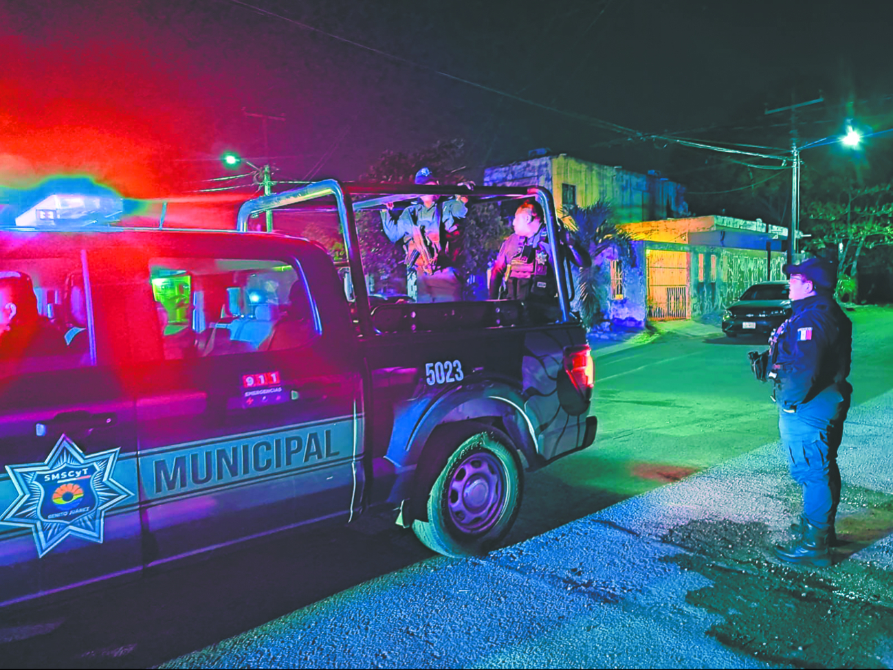  Grupo de jóvenes asaltantes  son detenidos tras cometer robo con violencia en la SM 221 de Cancún