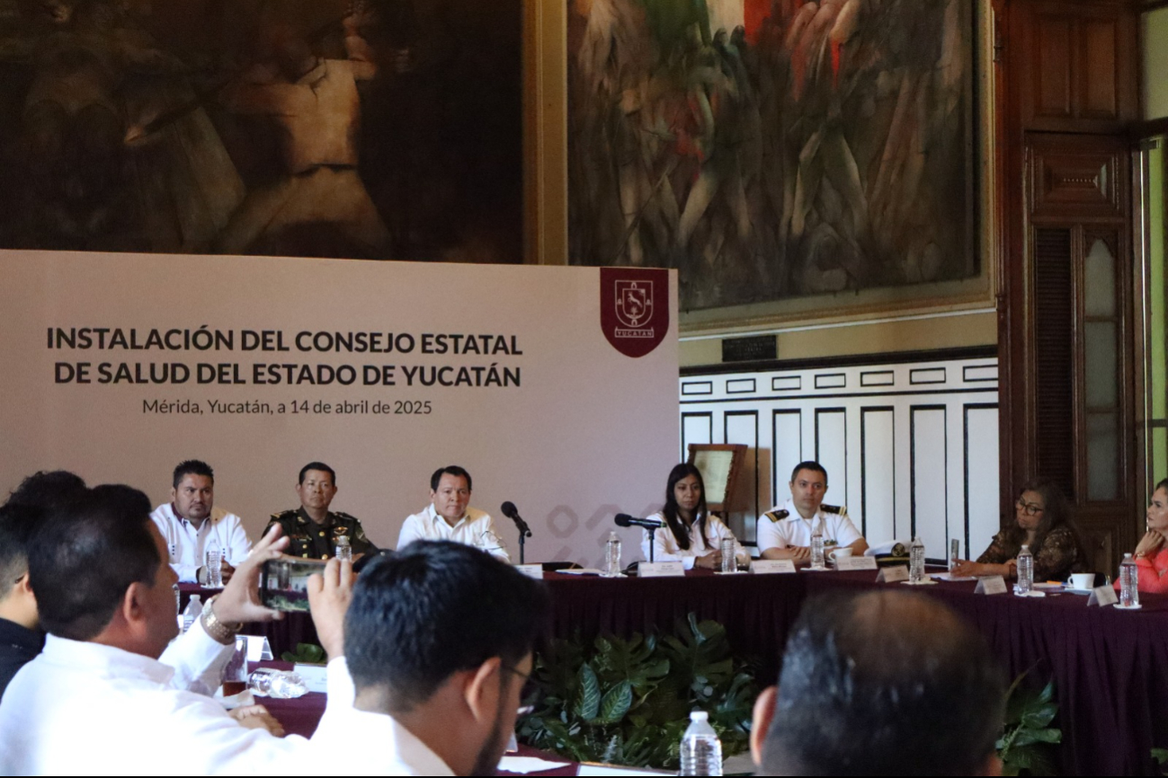 Joaquín Díaz Mena encabeza la instalación del Consejo Estatal de Salud de Yucatán  