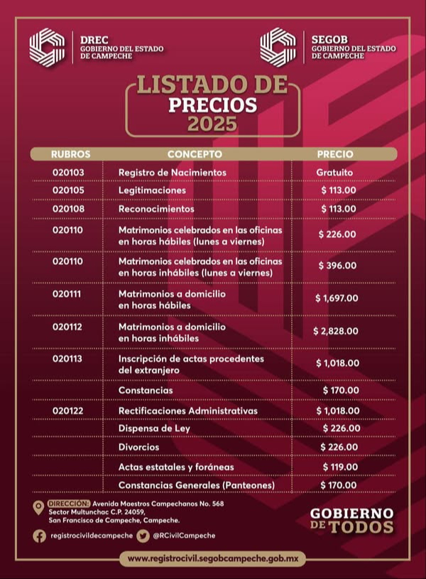 El registro de nacimientos es gratuito. El registro de nacimientos es gratuito.